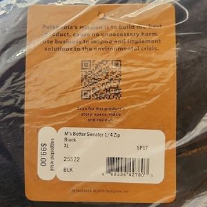 Men's XL patagonia 1/4 zip sweater